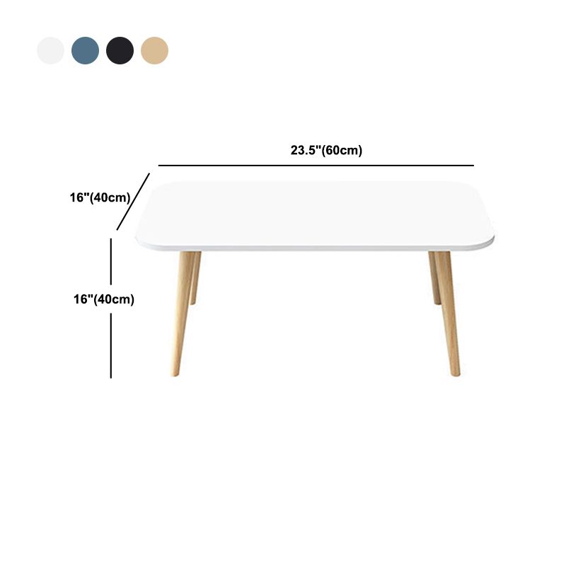 Contemporary Wooden Coffee Table with 4 Natural Legs and Rectangle Top Clearhalo 'Coffee & Accent Tables' 'Coffee Tables' 'coffee_tables' 'furn' 'furn_coffee_tables' 'Furniture' 'Living Room Furniture' 1200x1200_372af9ec-72c7-4cad-b602-a22160073644