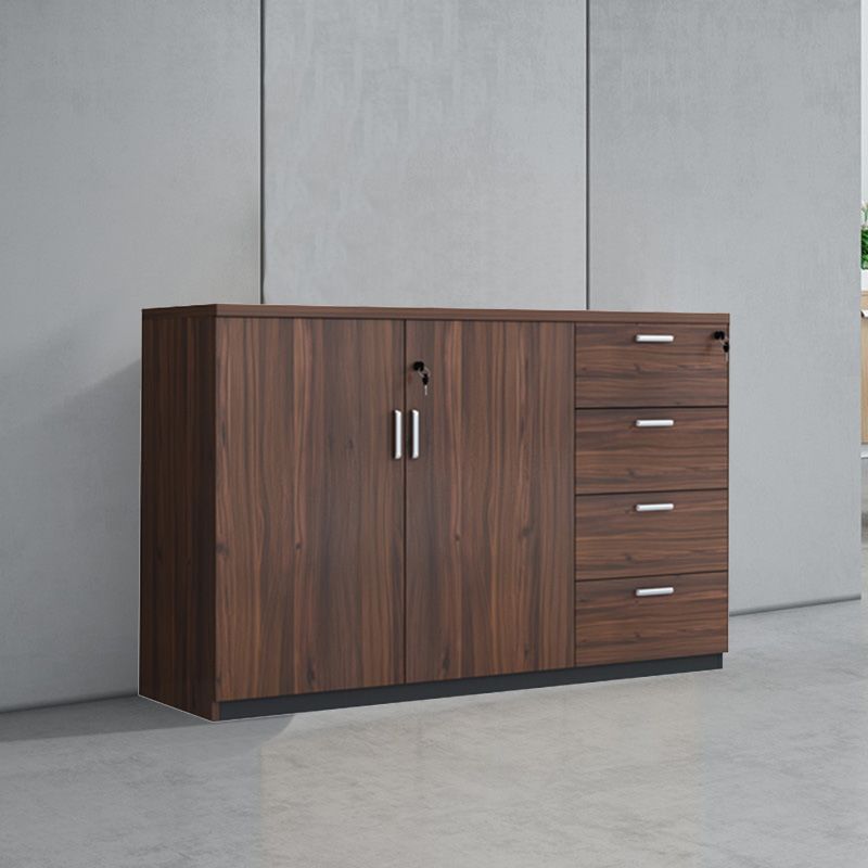 Traditional File Cabinet Wood Frame Key Lock Lateral Filing Cabinet for Office Clearhalo 'Filing Cabinets' 'filling_cabinets' 'furn' 'furn_filling_cabinets' 'Furniture' 'Office Furniture' 1200x1200_372c49be-b5f2-4469-8ff4-ac6acd97c106