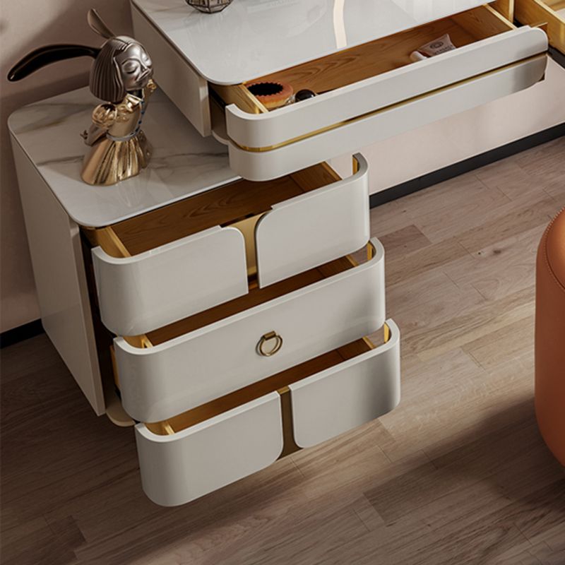 Ensemble de coiffeuse de vanité en bois