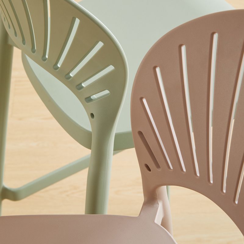 Scandinavian Home Stackable Stool Matte Finish Plastic Barstool Clearhalo 'Bar Furniture' 'Bar Stools' 'bar_stools' 'furn' 'furn_bar_stools' 'Furniture' 'furniture_bar_stools' 'Kitchen & Dining Furniture' 1200x1200_37301e4e-0674-4b6b-8772-dd741bded8c6