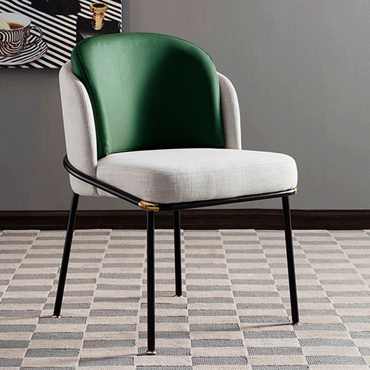 Modern Style Chairs Dining Armless Chairs with Metal Legs for Kitchen Clearhalo ' kitchen&dining_furn' 'Dining Chairs' 'Dining Tables & Seating' 'dining_chair' 'furn' 'furn_dining_chair' 'Furniture' 'furniture_dining_chair' 'Kitchen & Dining Furniture' 'kitchen' 1200x1200_37312a4a-83f1-403d-b2e1-9b16e0c63e18