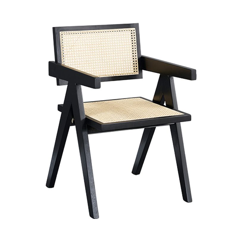 Modern Solid Ash Wood Chair Open Back Arm Single Dining Room Chair Clearhalo ' kitchen&dining_furn' 'Dining Chairs' 'Dining Tables & Seating' 'dining_chair' 'furn' 'furn_dining_chair' 'Furniture' 'furniture_dining_chair' 'Kitchen & Dining Furniture' 'kitchen' 1200x1200_373150b2-3c77-48e7-8b28-077fe8cfe658