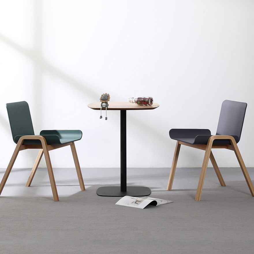 23.6-inch Square Shape Industrial Dining Table Three-Color Fixed Table with Wooden Clearhalo ' dining_table' 'Dining Tables & Seating' 'Dining Tables' 'furn' 'furn_dining_table' 'Furniture' 'furniture_dining_table' 'Kitchen & Dining Furniture' 'kitchen&dining_furn' 'kitchen' 'kitchen_dining_table' 1200x1200_3732bacd-5bb3-4f04-aeb7-1ea83fcb03c7