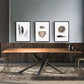 Rectangle Pine Wood Dining Table Industrial Table in Nature with Metal Pedestal Clearhalo ' dining_table' 'Dining Tables & Seating' 'Dining Tables' 'furn' 'furn_dining_table' 'Furniture' 'furniture_dining_table' 'Kitchen & Dining Furniture' 'kitchen&dining_furn' 'kitchen' 'kitchen_dining_table' 1200x1200_3733bfb0-0301-4e50-b437-5341471bfadb