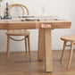 Contemporary Rectangle Shape Standard Dining Table Khaki Kitchen Dining Table with 4 Legs Base Clearhalo ' dining_table' 'Dining Tables & Seating' 'Dining Tables' 'furn' 'furn_dining_table' 'Furniture' 'furniture_dining_table' 'Kitchen & Dining Furniture' 'kitchen&dining_furn' 'kitchen' 'kitchen_dining_table' 1200x1200_3733c06d-9fa7-4c77-9278-35634e4cfb71