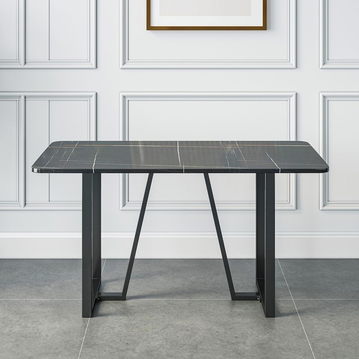 Stone Dining Room Collection Industrial Style Dining Site Table for Dining Room Clearhalo ' dining_table' 'Dining Tables & Seating' 'Dining Tables' 'furn' 'furn_dining_table' 'Furniture' 'furniture_dining_table' 'Kitchen & Dining Furniture' 'kitchen&dining_furn' 'kitchen' 'kitchen_dining_table' 1200x1200_3734def9-0c5e-4433-9de7-76b60a613d63