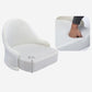 Matte Finish PU Leather Footrest Barstool Scandinavian KTV Stool