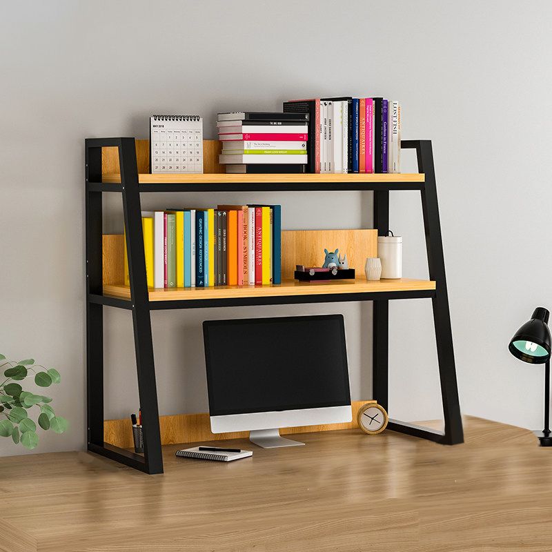 12.6"W Wooden Open Bookshelf Matte Finish Modern Bookcase with Shelves