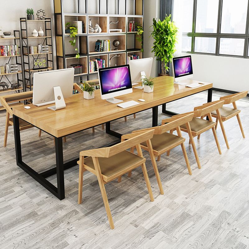 Scrivania in legno in legno in stile contemporaneo scrivania in metallo per ufficio