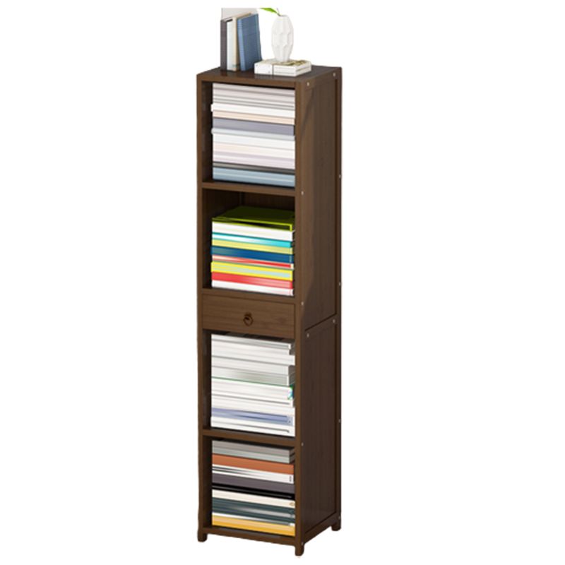 Modern Wooden Accent Chest Living Room Chest with Shelves in Dark Brone Clearhalo 'Cabinets & Chests' 'cabinets_chests' 'furn' 'furn_cabinets_chests' 'Furniture' 'Living Room Furniture' 1200x1200_373b5568-90b7-4a69-a9ab-e2e78d760668