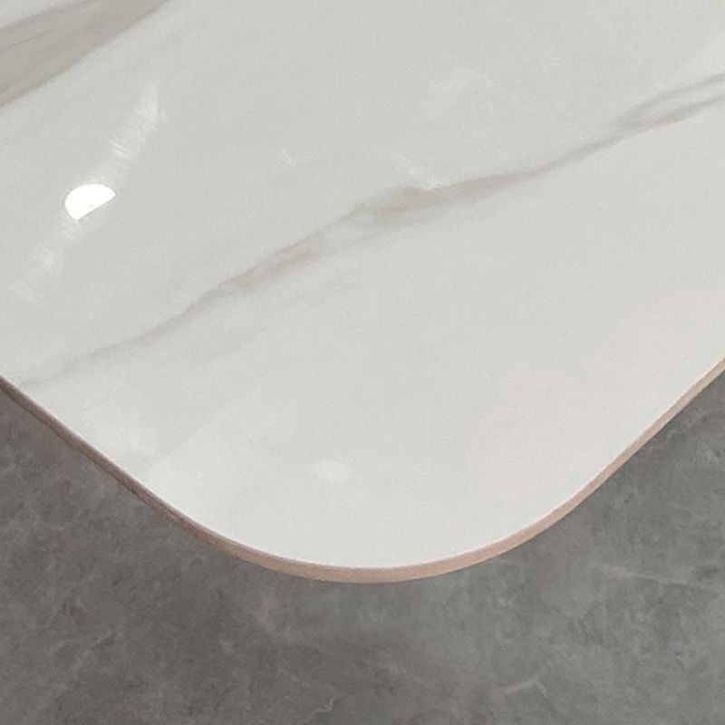 Sintered Stone Dining Table for Restaurant Industrial Rectangle White Table with 4 Legs Clearhalo 'Dining Tables & Seating' 'Dining Tables' 'dining_table' 'furn' 'furn_dining_table' 'Furniture' 'Kitchen & Dining Furniture' 1200x1200_373d4888-4d69-4733-bad2-7af719472f7a