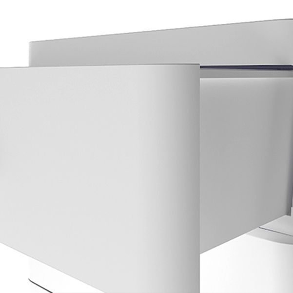 Contemporary Grey / White Chest Plastic Chest with Drawers for Bedroom Clearhalo 'Bedroom Furniture' 'Dressers & Chests' 'dressers_chests' 'furn' 'furn_dressers_chests' 'Furniture' 1200x1200_373db780-4a92-4795-bb6e-2ffbc5d761b8