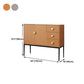 3-Drawer Engineered Wood Sideboard Glam Cabinets Credenza for Living Room Clearhalo 'buffet_sideboard' 'Buffets & Sideboards' 'furn' 'furn_buffet_sideboard' 'Furniture' 'furniture_buffet_sideboard' 'Kitchen & Dining Furniture' 1200x1200_373ea0f6-5965-46af-a33c-bec2f112224b