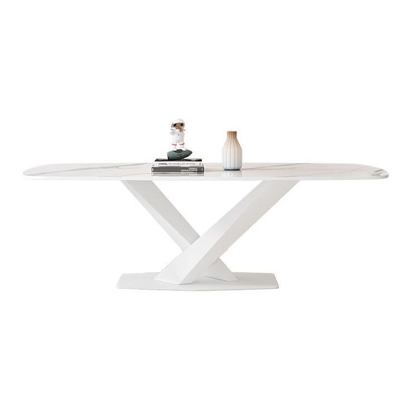 1/2/3/3/5 PIÈCES PIÈCES PIÈCES PLATIQUE RECTANGE RECTANGE Table à manger en pierre pour salle à manger