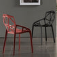 Contemporary Plastic Dining Side Chair Matte Finish Cross Back Dining Chair Clearhalo ' kitchen&dining_furn' 'Dining Chairs' 'Dining Tables & Seating' 'dining_chair' 'furn' 'furn_dining_chair' 'Furniture' 'furniture_dining_chair' 'Kitchen & Dining Furniture' 'kitchen' 1200x1200_37439768-8038-4c1d-82b1-9b6ad9817e8c