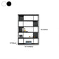 Modern Steel Bookcase Rectangular Shelves 71"H X 12" W Bookshelf for Office Clearhalo 'Bookcases' 'furn' 'furn_bookcases' 'Furniture' 'Office Furniture' 1200x1200_37439b82-374c-48a0-aa57-b5b4def9fb6b