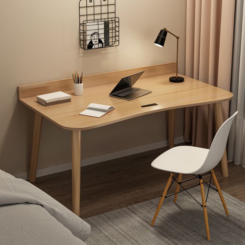 Contemporary Office Desk Parsons Writing Desk with Wooden Legs Clearhalo 'furn' 'furn_office_desk' 'Furniture' 'Office Desks' 'Office Furniture' 'office_desk' 1200x1200_37461a0b-4e26-4c28-b959-134d117667ac