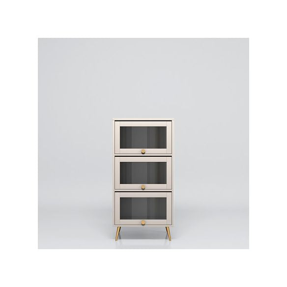 Bibliothèque de style moderne étagère en bois avec porte pour le bureau à domicile