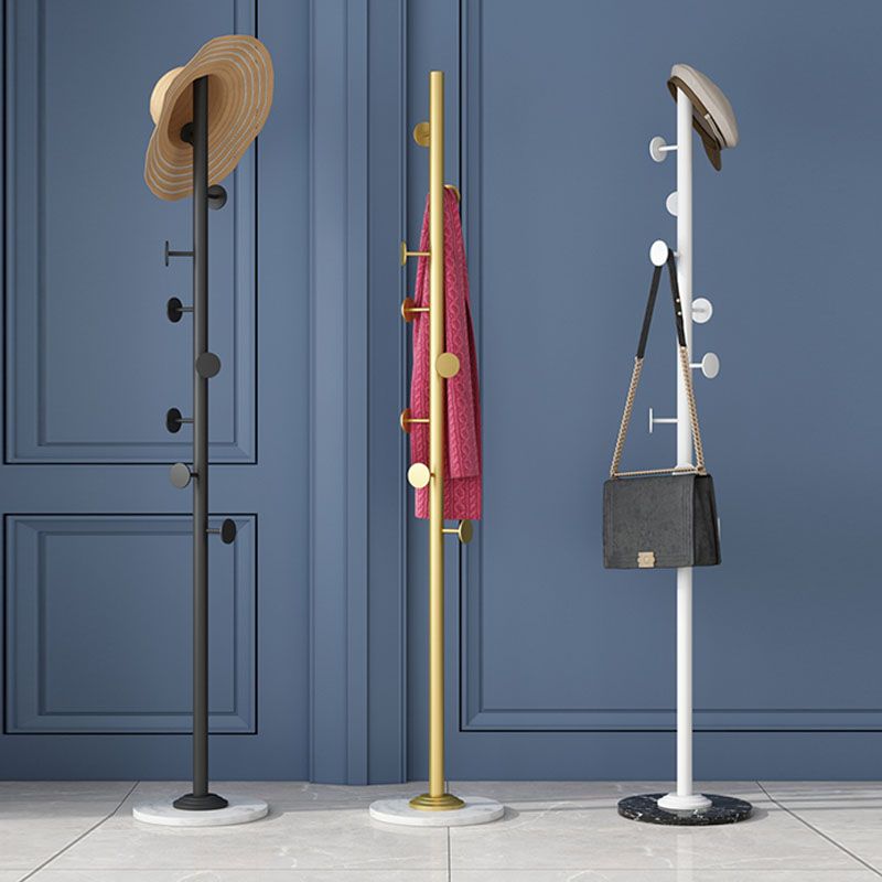 Luxuriöser Katastack 8 -Kleiderhaken Marmorboden Metalltrack für Schlafzimmer