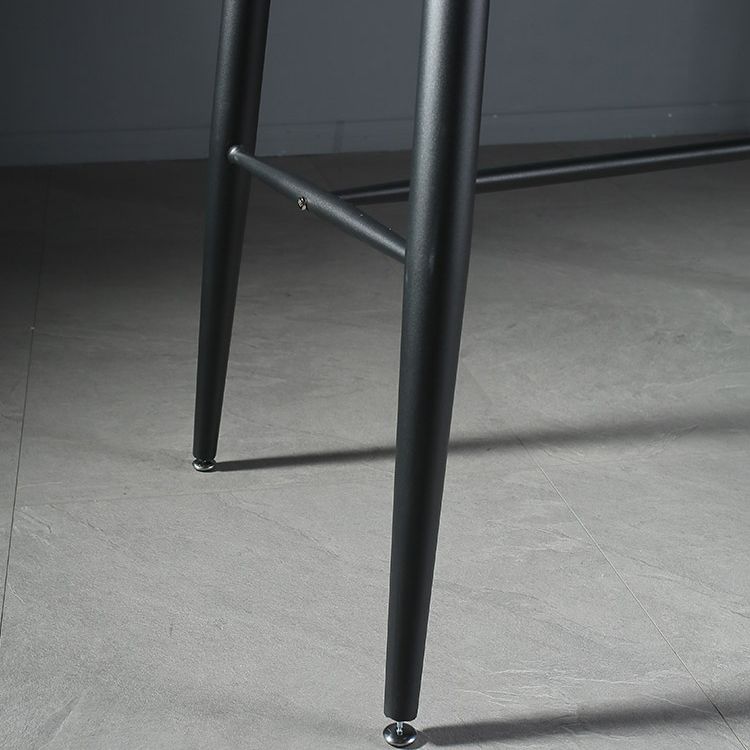 Indoor Modern Rectangle Trestle Bar Dining Table with Metal Legs Clearhalo 'Bar Furniture' 'Bar Tables' 'bar_tables' 'furn' 'furn_bar_tables' 'Furniture' 'Kitchen & Dining Furniture' 1200x1200_3749f1a1-79b0-4984-9198-d08e23392f49