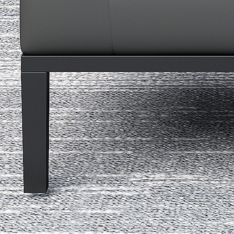 Square Arm Settee Stain-Resistant Leather Couch in Black/Grey Clearhalo 'furn' 'furn_sofas' 'Furniture' 'furniture_sofas' 'Living Room Furniture' 'Sofa' 'sofas' 1200x1200_374a4d7e-fda8-48c0-b27d-64ec6f415351