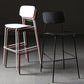 Modern Plastic Bar-stool Square Seat Counter Bar Stool with Metal Legs Clearhalo 'Bar Furniture' 'Bar Stools' 'bar_stools' 'furn' 'furn_bar_stools' 'Furniture' 'Kitchen & Dining Furniture' 1200x1200_374a7127-f2ae-4275-919f-78cfaaff87db