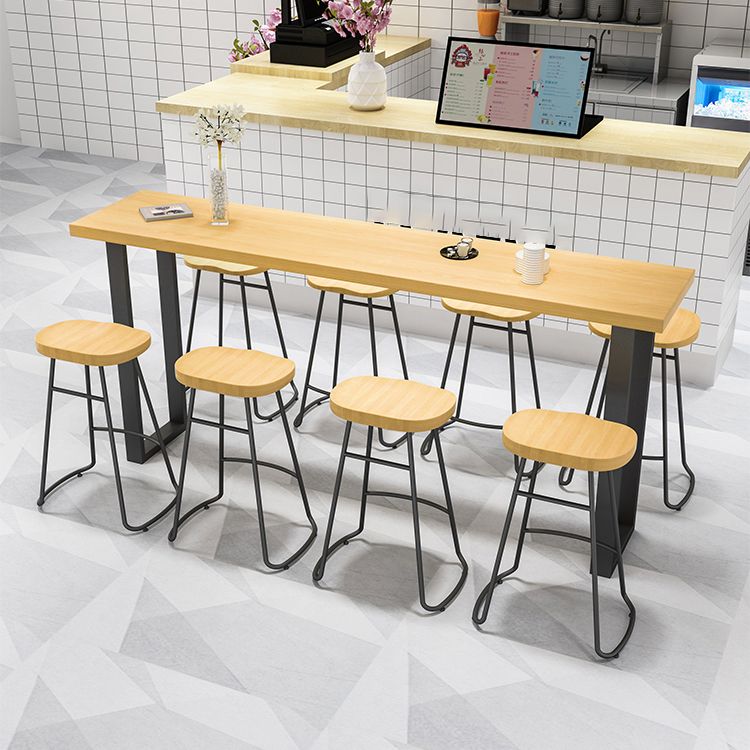 Modern Contoured Seat Counter Stool Solid Wood Backless Counter-height Stool Clearhalo 'Bar Furniture' 'Bar Stools' 'bar_stools' 'furn' 'furn_bar_stools' 'Furniture' 'Kitchen & Dining Furniture' 1200x1200_374b0686-44cc-4d06-b098-e40f40d34885