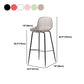 41" Height Backrest Armless Counter Stool Modern Iron Bar Stool with Plastic Cushion Clearhalo 'Bar Furniture' 'Bar Stools' 'bar_stools' 'furn' 'furn_bar_stools' 'Furniture' 'Kitchen & Dining Furniture' 1200x1200_374c0011-488f-412f-bc8e-6622cc07a661