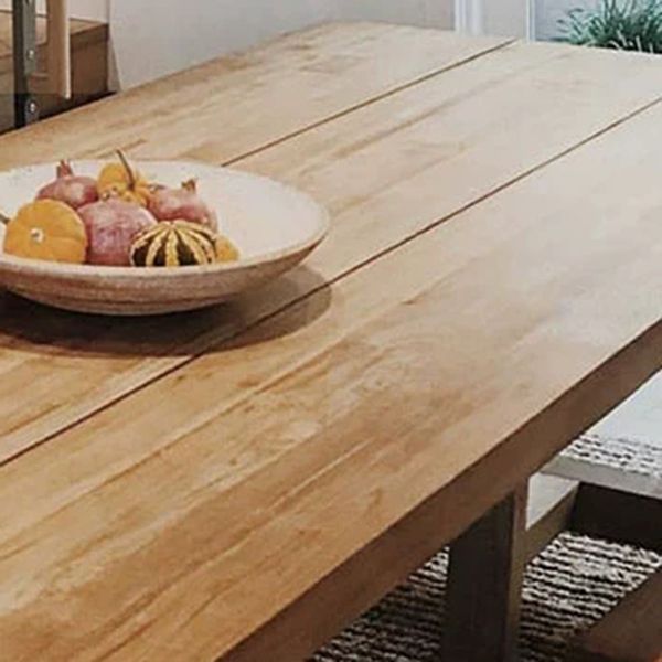 Contemporary Dining Table Rectangle Solid Wood Dinner Table without Chair Clearhalo 'Dining Tables & Seating' 'Dining Tables' 'dining_table' 'furn' 'furn_dining_table' 'Furniture' 'Kitchen & Dining Furniture' 1200x1200_374f0053-2bb4-4a40-9dc1-c63f3e54d5f3