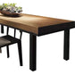 Industrial Wind Solid Wood Rectangular Dining Table for Cafe and Bar Clearhalo 'Dining Tables & Seating' 'Dining Tables' 'dining_table' 'furn' 'furn_dining_table' 'Furniture' 'Kitchen & Dining Furniture' 1200x1200_374f86c8-37dd-4f71-9162-6918f5938c8c
