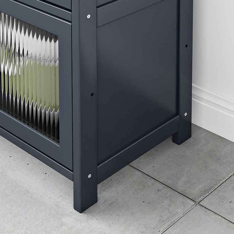 Contemporary Black Buffet Server Bamboo Dining Server for Kitchen Clearhalo 'buffet_sideboard' 'Buffets & Sideboards' 'furn' 'furn_buffet_sideboard' 'Furniture' 'Kitchen & Dining Furniture' 1200x1200_37523060-9bc4-42b8-9d0e-076e2c5e4975