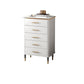Modern Rectangle Accent Chest Wood Soft Close Drawers Storage Cabinet