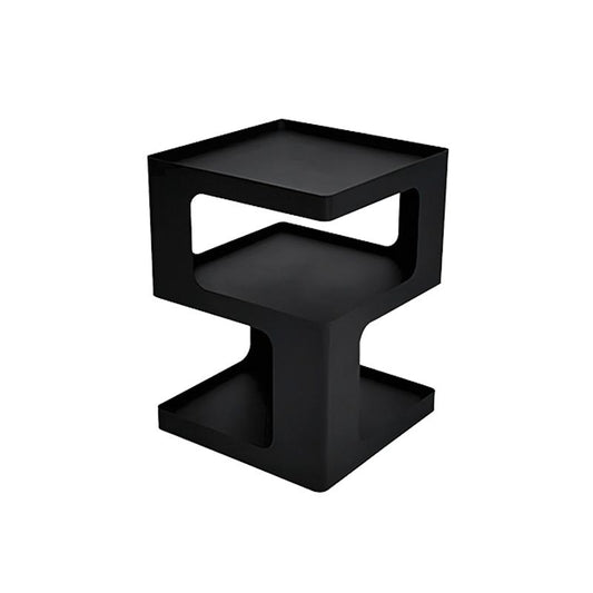 Tavolo laterale dell'accento superiore del vassoio metallo tavolo da base astratto