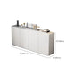 Stello contemporaneo di cabinediettiere bianco 34.6 ".