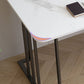 Bureau d'écriture en pierre contemporaine Bureau de bureau rectangulaire en métal