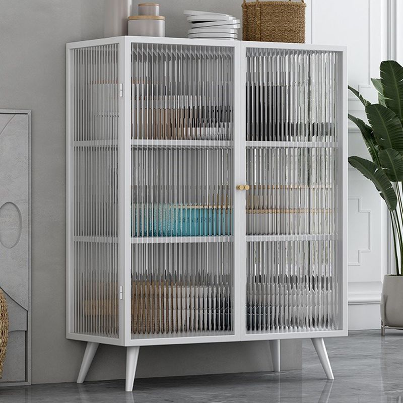 Bouchon de cuisine avec armoires Matte Finish Metal Modern Dining Server