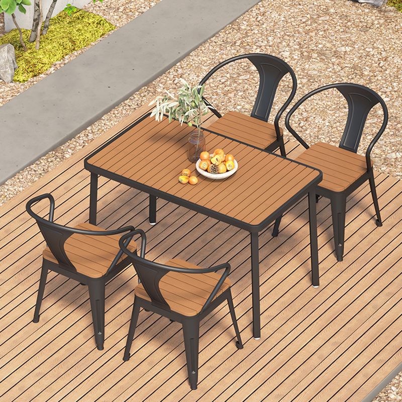 Modern Style Table Set 1/2/5/7 Pieces Dining Set for Outdoor Clearhalo 'Dining Room Sets' 'Dining Tables & Seating' 'dining_room_set' 'furn' 'furn_dining_room_set' 'Furniture' 'Kitchen & Dining Furniture' 1200x1200_375bcac6-d4e8-4e28-bccf-a99dbfb8d6ff