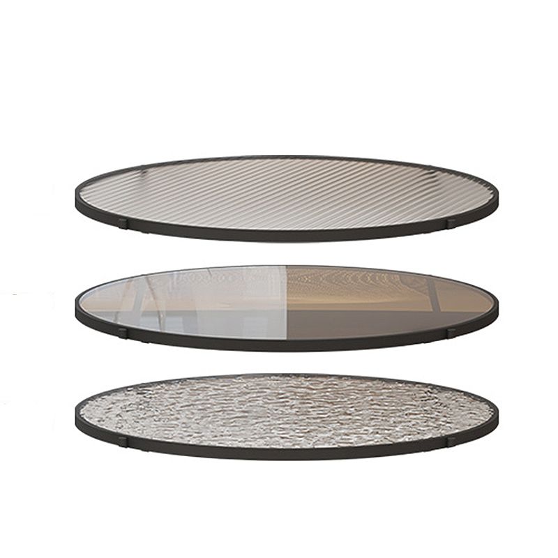 Modern 1 Single Frame Coffee Table Round Cocktail Table with Storage Clearhalo 'Coffee & Accent Tables' 'Coffee Tables' 'coffee_tables' 'furn' 'furn_coffee_tables' 'Furniture' 'furniture_coffee_tables' 'Living Room Furniture' 1200x1200_375eb640-1cf3-433c-81bc-a75ead79ce8c