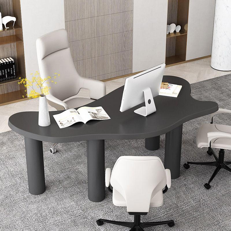 Tavolo da incontro in legno solido Home Office Modulo gratuito Desk di scrittura industriale