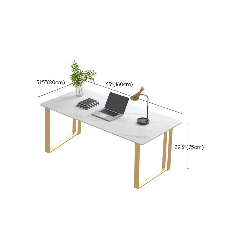 Bureau de bureau exécutif Glam White