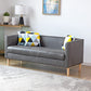 23.23" H Tuxedo Arm Sofa with Tight Back Sofa for Living Room, Apartment Clearhalo 'furn' 'furn_sofas' 'Furniture' 'furniture_sofas' 'kitchen' 'kitchen_sofas' 'Living Room Furniture' 'Sofa' 'sofas' 1200x1200_37613543-d137-407b-be0c-1cd531bbef00