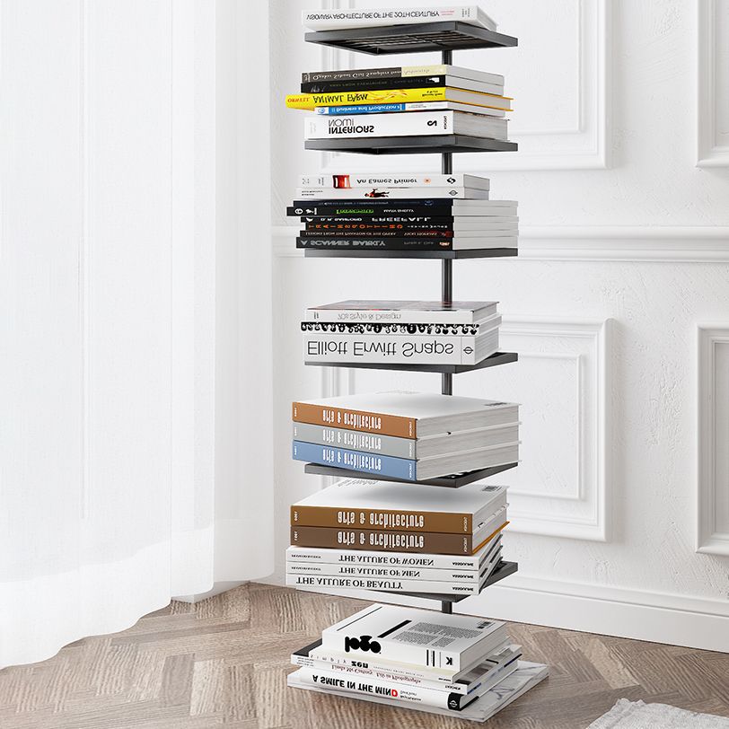 Contemporary Style Bookshelf Invisible Open Back Bookcase for Home and Office Clearhalo 'Bookcases' 'furn' 'furn_bookcases' 'Furniture' 'furniture_bookcases' 'Office Furniture' 1200x1200_3761cd6e-c861-4ceb-823b-3a11eea93ba1