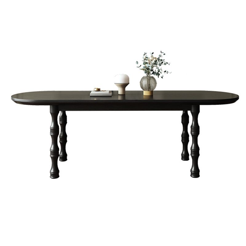 Modern Simple Dining Table Solid Wood Base Dinner Table for Living Room Clearhalo 'Dining Tables & Seating' 'Dining Tables' 'dining_table' 'furn' 'furn_dining_table' 'Furniture' 'Kitchen & Dining Furniture' 1200x1200_3762ae73-ad65-4c4a-8cd4-7deceb10de00