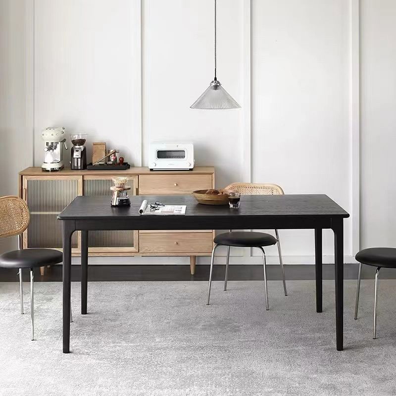 Industrial Dinner Room Dining Table Kitchen 4 Legs Dining Table Clearhalo 'Dining Tables & Seating' 'Dining Tables' 'dining_table' 'furn' 'furn_dining_table' 'Furniture' 'Kitchen & Dining Furniture' 1200x1200_37630638-9b56-41fe-9919-2edc8cbc0631