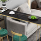 White and Black Glam StyleTable in Faux Marble and Iron Milk Tea Shop Bar Table Clearhalo 'Bar Furniture' 'Bar Tables' 'bar_tables' 'furn' 'furn_bar_tables' 'Furniture' 'furniture_bar_tables' 'Kitchen & Dining Furniture' 1200x1200_37646db6-e3a3-49a8-897b-8c830e3c42d6