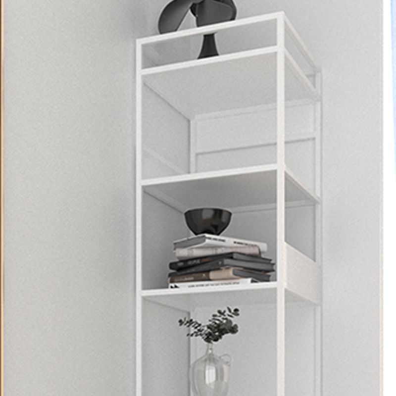 Iron Industrial Corner Bookshelf Open Vertical Bookshelf with Drawer Clearhalo 'Bookcases' 'furn' 'furn_bookcases' 'Furniture' 'furniture_bookcases' 'kitchen' 'kitchen_bookcases' 'Living Room Furniture' 'Office Furniture' 1200x1200_37652b9b-dce2-4f19-bad6-d62af908f82d