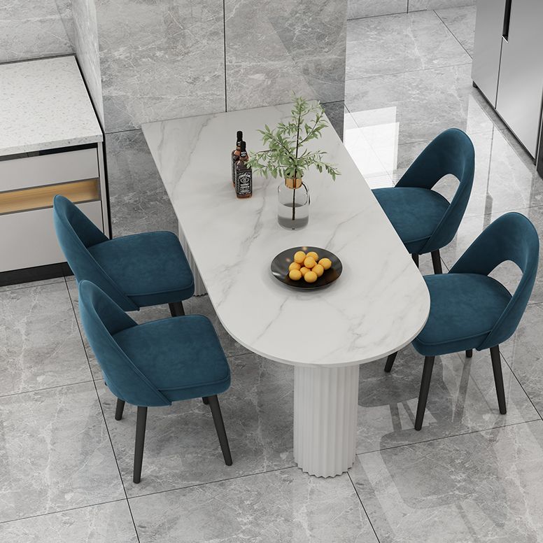 Stone and Wood Dining Room Collection Home Kitchen Dinner Modern Dining Table Clearhalo 'Dining Tables & Seating' 'Dining Tables' 'dining_table' 'furn' 'furn_dining_table' 'Furniture' 'furniture_dining_table' 'Kitchen & Dining Furniture' 'kitchen' 'kitchen_dining_table' 1200x1200_376654ad-05ec-4874-8b4f-124a62952c1d