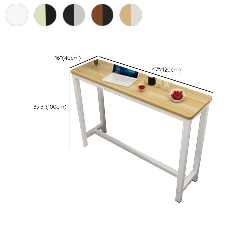 Industrial Rectangle Wood Counter Table 3/5 Pieces Bar Table Set for Cafe Clearhalo 'Bar Furniture' 'furn' 'furn_home_bar_bar_sets' 'Furniture' 'Home Bars & Bar Sets' 'home_bar_bar_sets' 'Kitchen & Dining Furniture' 1200x1200_376837d0-fa75-4e89-9009-b165f40060fb
