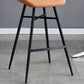 Industrial Bucket Counter Chair Footrest Low Back Metal Bar & Counter Stool