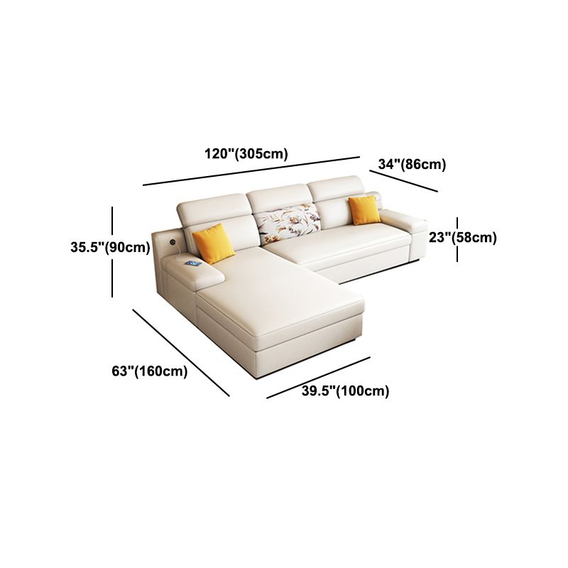 3 seat Mid Century Modern Pillow Top Arm Sofa Sewn Pillow Back Sofa Clearhalo 'furn' 'furn_sectionals' 'Furniture' 'Living Room Furniture' 'Sectionals' 1200x1200_376b7b7c-a61d-4867-9a16-03c235553f48